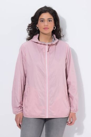 Plus size veliki brojevi Jakna dvostrana s kapuljačom za punije