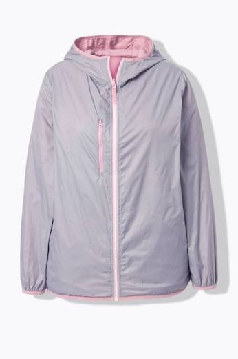 Plus size veliki brojevi Jakna dvostrana s kapuljačom za punije