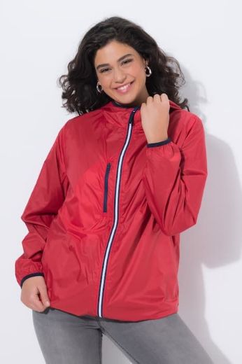 Plus size veliki brojevi Jakna dvostrana s kapuljačom za punije