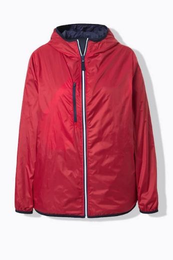 Plus size veliki brojevi Jakna dvostrana s kapuljačom za punije