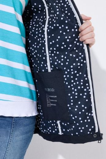 Plus size veliki brojevi Jakna vodoodbojna s kopčama za punije