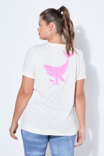 Plus size veliki brojevi Majica 1/2 rukava okruglog izreza za punije