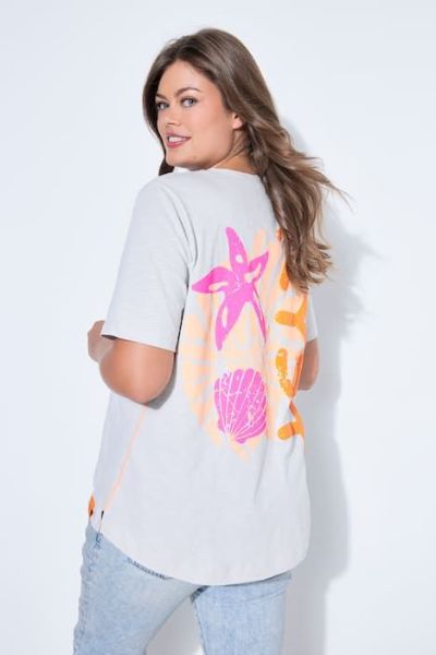 Veliki brojevi Majica 1/2 rukava moda za punije