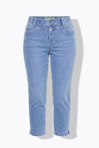 Plus size veliki brojevi Hlače dugih nogavica povišenog struka traper za punije