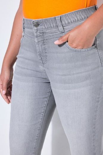 Plus size veliki brojevi Hlače dugih nogavica povišenog struka traper za punije