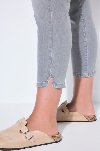 Plus size veliki brojevi Hlače dugih nogavica povišenog struka traper za punije