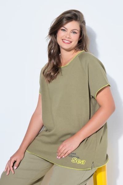 Veliki brojevi Majica 1/2 rukava šireg kroja moda za punije