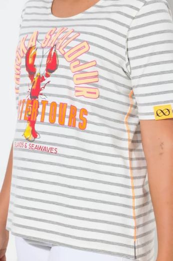 Plus size veliki brojevi Majica 1/2 rukava okruglog izreza za punije