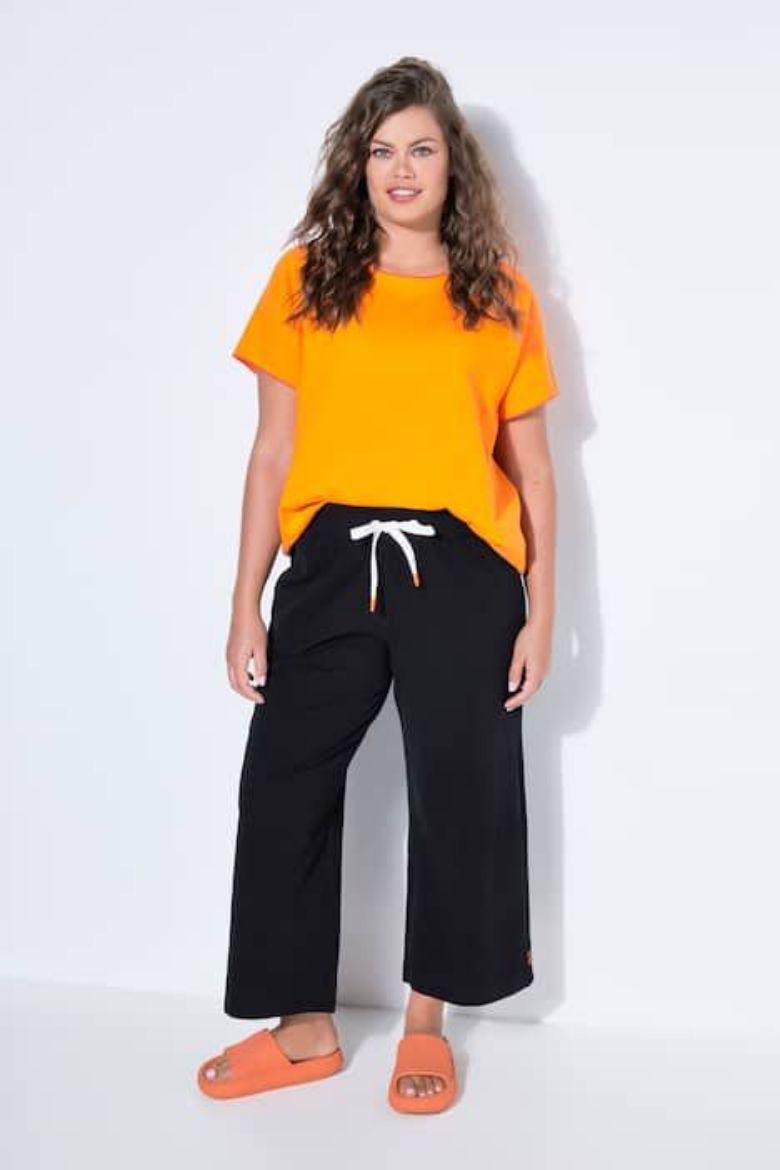 Plus size veliki brojevi Hlače dugih nogavica na vezanje za punije