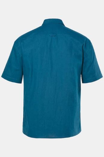 Plus size veliki brojevi Košulja kratkih rukava od lana za punije