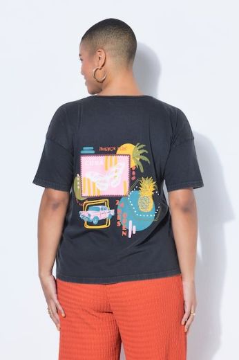 Plus size veliki brojevi Majica kratkih rukava šireg kroja za punije