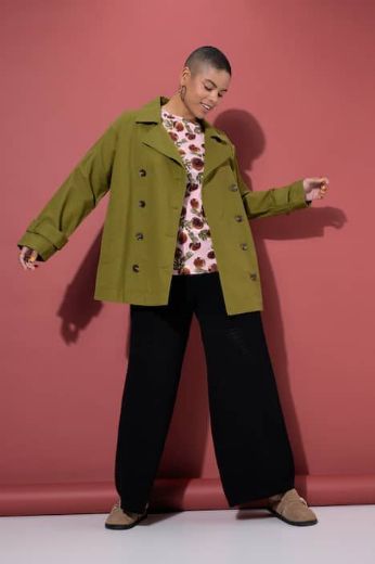 Plus size veliki brojevi Jakna šireg kroja za punije