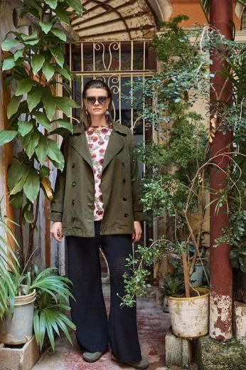 Plus size veliki brojevi Jakna šireg kroja za punije