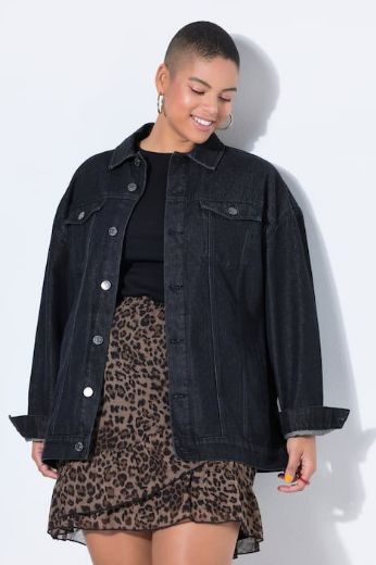 Plus size veliki brojevi Jakna traper za punije