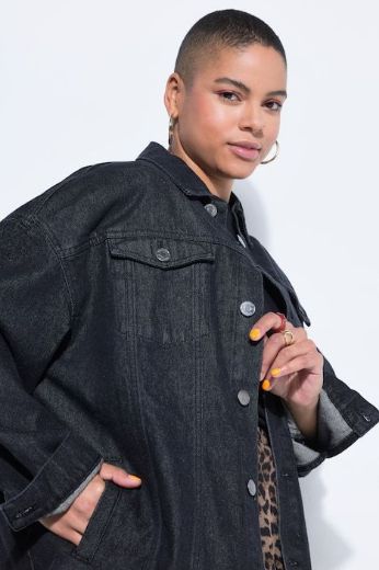 Plus size veliki brojevi Jakna traper za punije