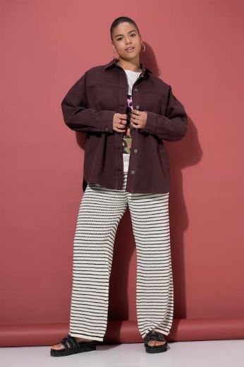 Plus size veliki brojevi Jakna traper šireg kroja za punije