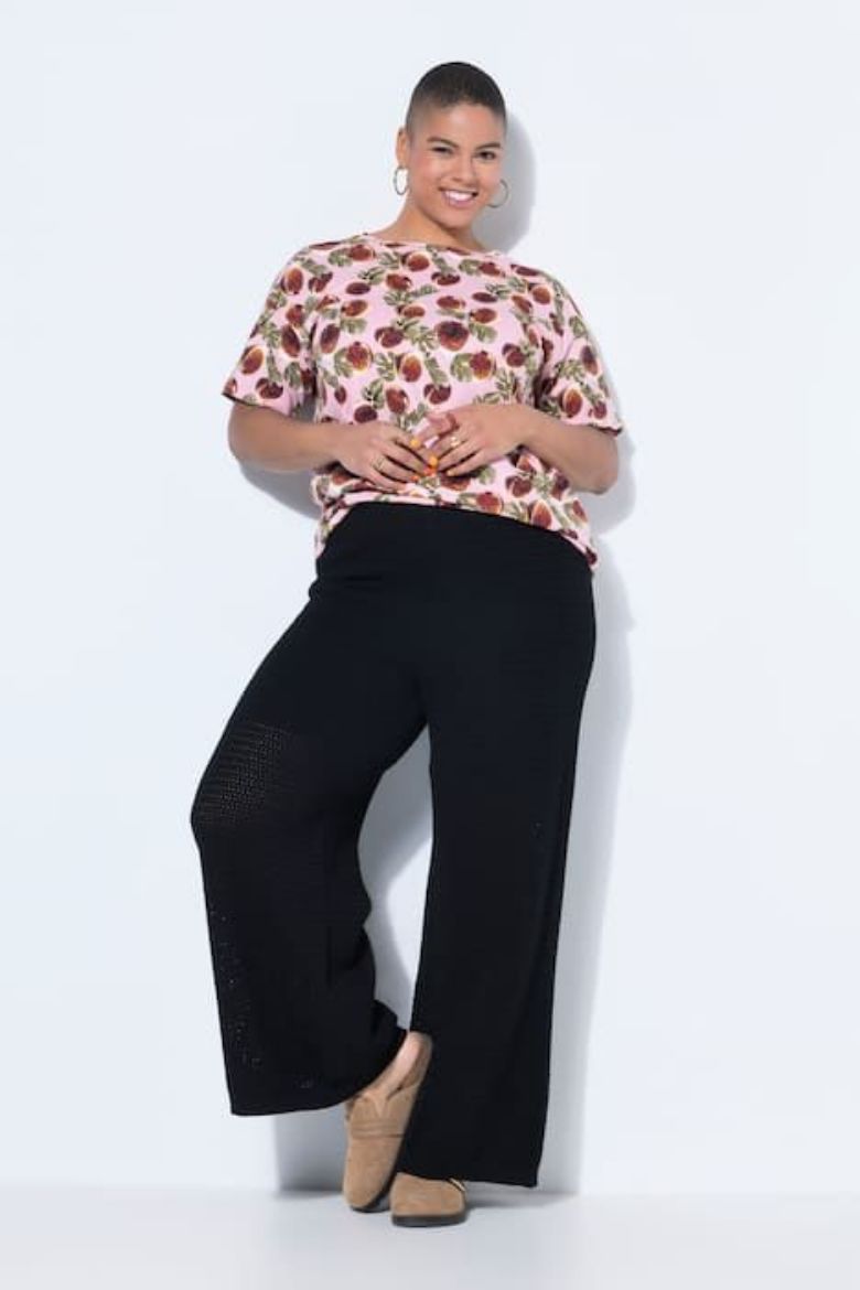 Plus size veliki brojevi Hlače dugih nogavica šireg kroja za punije