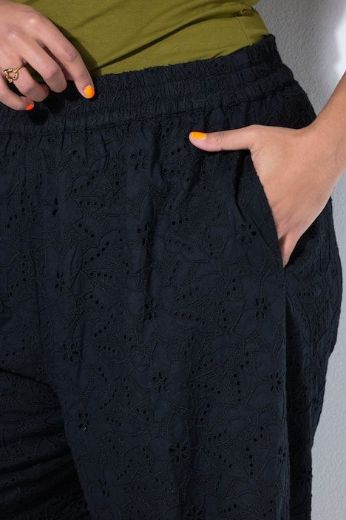 Plus size veliki brojevi Hlače dugih nogavica šireg kroja elastičnog struka za punije