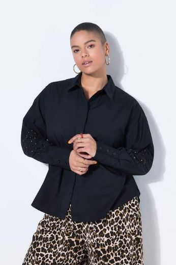 Plus size veliki brojevi Košulja dugih rukava šireg kroja za punije