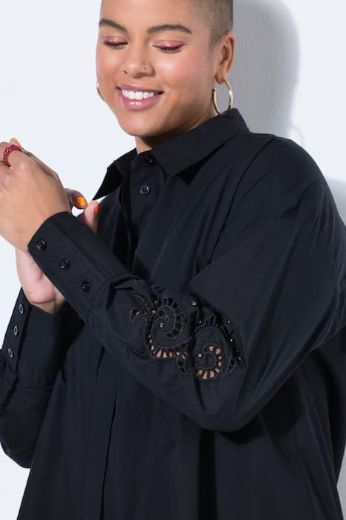 Plus size veliki brojevi Košulja dugih rukava šireg kroja za punije