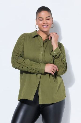 Plus size veliki brojevi Košulja dugih rukava ravnog kroja za punije