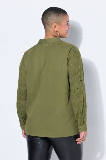 Plus size veliki brojevi Košulja dugih rukava ravnog kroja za punije