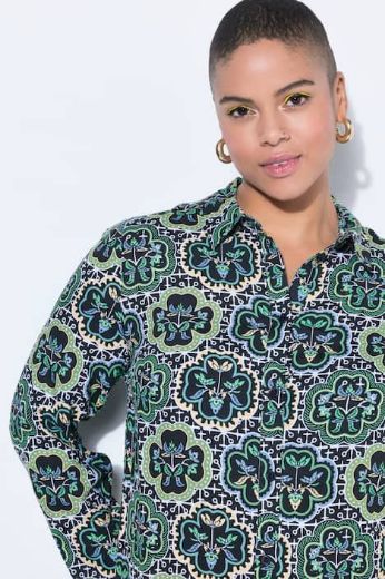 Plus size veliki brojevi Košulja dugih rukava ravnog kroja za punije