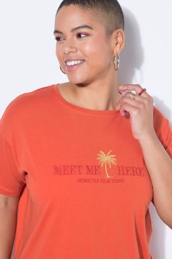 Plus size veliki brojevi Majica kratkih rukava šireg kroja za punije