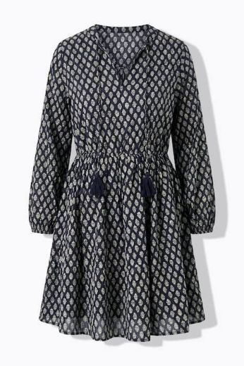 Plus size veliki brojevi Haljina dugih rukava za punije