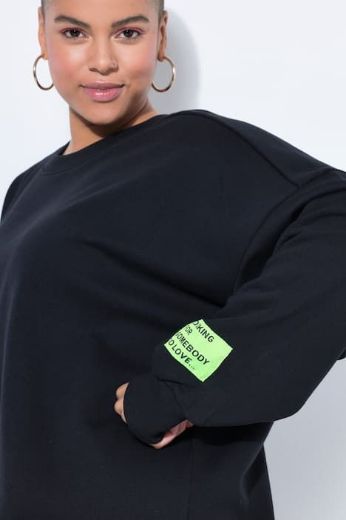 Plus size veliki brojevi Majica dugih rukava šireg kroja za punije