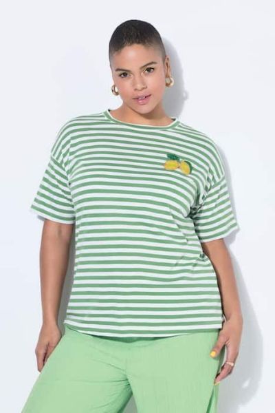 Veliki brojevi Majica kratkih rukava šireg kroja moda za punije