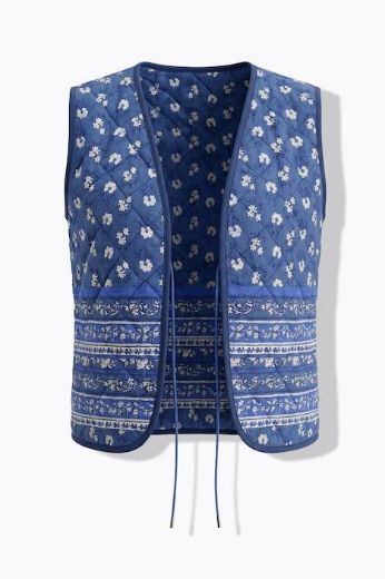 Plus size veliki brojevi Prsluk na vezanje s cvjetnim uzorkom za punije