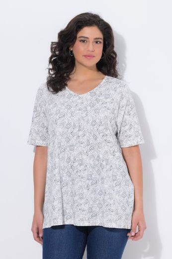 Plus size veliki brojevi Majica kratkih rukava A kroja za punije