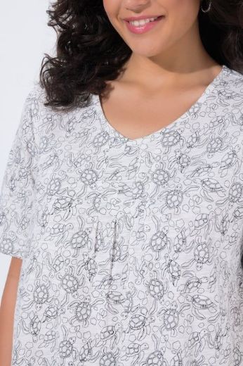 Plus size veliki brojevi Majica kratkih rukava A kroja za punije