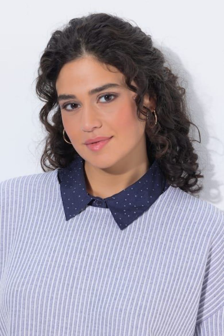 Plus size veliki brojevi Bluza skraćeni model za slojevito oblaćenje za punije