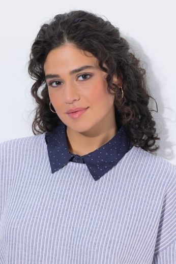 Plus size veliki brojevi Bluza skraćeni model za slojevito oblaćenje za punije