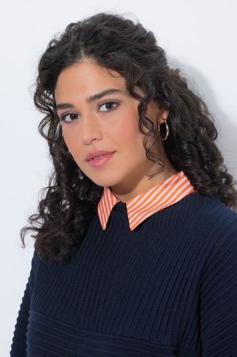 Plus size veliki brojevi Bluza skraćeni model za slojevito oblaćenje za punije