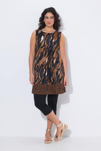 Plus size veliki brojevi Haljina bez rukava A kroja za punije