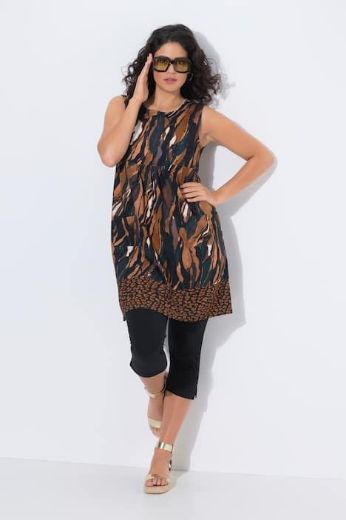 Plus size veliki brojevi Haljina bez rukava A kroja za punije