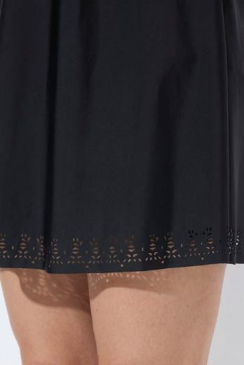 Plus size veliki brojevi Kupaći kostim haljina s rukavima za punije