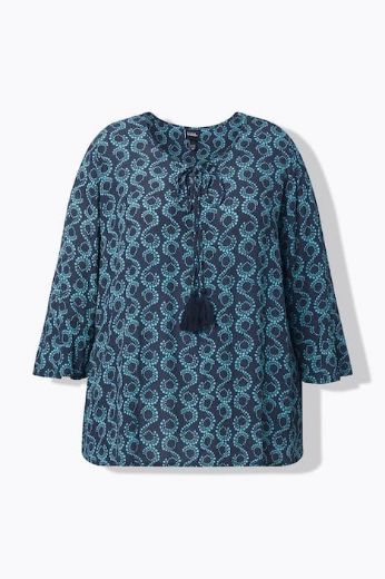 Plus size veliki brojevi Bluza 3/4 rukava A kroja za punije