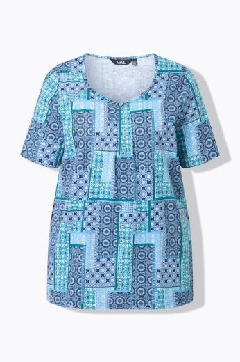 Plus size veliki brojevi Majica kratkih rukava A kroja za punije