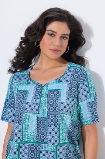 Plus size veliki brojevi Majica kratkih rukava A kroja za punije