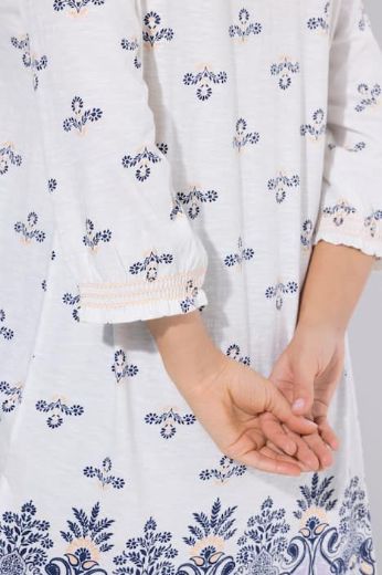 Plus size veliki brojevi Tunika 3/4 rukava A kroja za punije