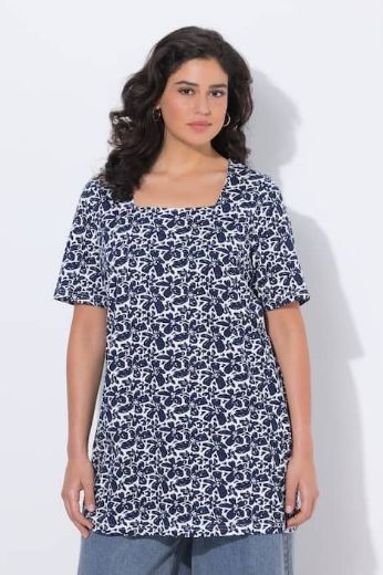 Plus size veliki brojevi Majica kratkih rukava dužeg kroja za punije