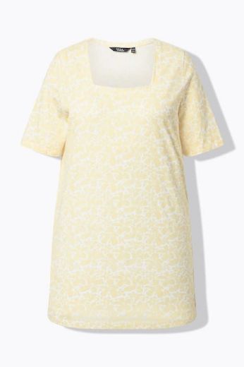 Plus size veliki brojevi Majica kratkih rukava dužeg kroja za punije