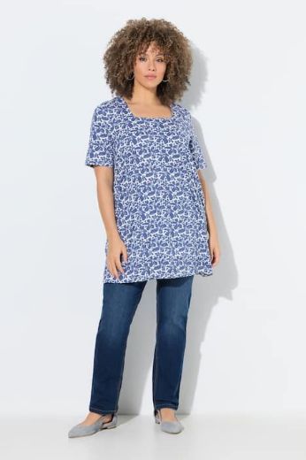 Plus size veliki brojevi Majica kratkih rukava dužeg kroja za punije