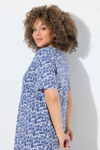 Plus size veliki brojevi Majica kratkih rukava dužeg kroja za punije