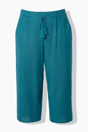 Plus size veliki brojevi Hlače širokih nogavica elastičnog struka za punije