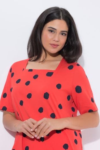 Plus size veliki brojevi Majica kratkih rukava dužeg kroja za punije